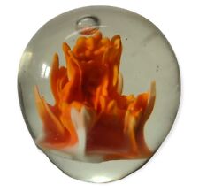 Orange art glass for sale  Shipping to Ireland