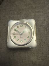 Alarm clock silver for sale  LINCOLN