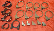 NOS Exhaust Muffler Clamps Vintage Auto Parts OEM 1930s 1940s Restoration Lot for sale  Shipping to South Africa