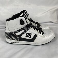 DC Mujer Talla 11 Rebote Alto SE Blanco y Negro Zapatos de Skate Boarding Tenis segunda mano  Embacar hacia Argentina