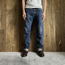 Calça jeans masculina Edwin ED-80 fina afunilada selvedge tamanho 33x32 comprar usado  Enviando para Brazil