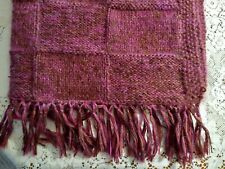 Cobertor de colo para sofá de malha manual 54x35 fibras naturais macias tecido de cesta amoreira comprar usado  Enviando para Brazil