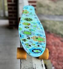 Usado, Vintage Longboard Skate Surf Blue Flower Power Surfing Skate 22” comprar usado  Enviando para Brazil
