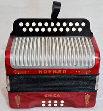 HOHNER ERICA C-F 8 BASS  Piano Accordion Akkordeon Very Good, used for sale  Shipping to South Africa