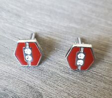 Mens red cufflinks for sale  Tomball