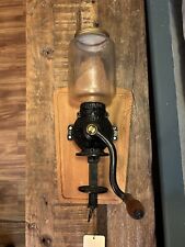 Vintage/Antique No. 2 Arcade Glass Canister Wall Mount Mill Coffee Grinder, used for sale  Shipping to South Africa