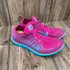 Zapatos para correr Nike Free 4.0 Flyknit rosa para mujer talla 10.5 (631050-501) segunda mano  Embacar hacia Argentina