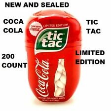 Tic Tac Coca Cola Breath Mints, 3,4 Oz 200 peças contagem edição limitada pacote, usado comprar usado  Enviando para Brazil