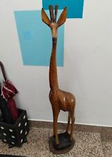 Statua legno giraffa usato  Enna