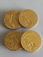 Manschettenknöpfe münzen dol gebraucht kaufen  Norderstedt