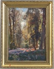A Wooded Landscape Antique Oil Painting Harry Mitton Wilson (1873-1923) for sale  Shipping to Canada