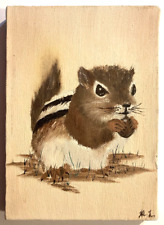 Oil painting chipmunk for sale  Ada