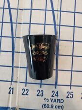 Jack Daniels Whisky Oro Letras en Vidrio Negro 2 1/4" de Alto Caja 8 ANS 001B segunda mano  Embacar hacia Argentina