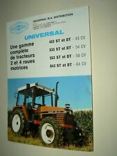 Prospectus tractor universal d'occasion  Expédié en Belgium