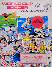 COMMODORE 64/128 -- WORLD CUP SOCCER ITALIA `90 (VIRGIN GAMES) comprar usado  Enviando para Brazil