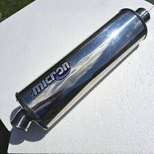 Micron exhaust silencer for sale  WIMBORNE
