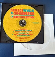 Carlos Vives Shakira La Bicicleta Remixes 6 faixas CD Promo Limitado comprar usado  Enviando para Brazil