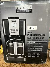Bella Pro Series - 14-Cup Coffee Maker - Stainless Steel, used for sale  Shipping to South Africa