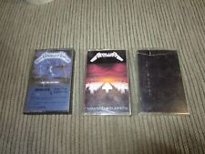 Lote de cintas de casete Metallica Master of Puppets Ride Lightning Metallica segunda mano  Embacar hacia Argentina