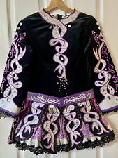 Used, Beautiful Purple & Black Irish Dance Solo Dress for sale  Shipping to Canada