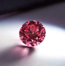 Certified 2 Ct Round Cut Natural PINK Diamond Grade Color VVS1/D +1Free Gift, used for sale  Shipping to South Africa