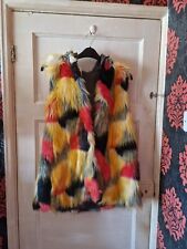 Faux fur multicoloured for sale  LIVERPOOL