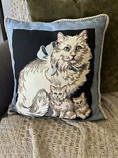 Needlepoint tapestry pillow for sale  Yuba City