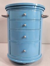 American Girl Doll - Baby Blue Salon Caddy/Cart  - 4 Drawers - Read Description , used for sale  Shipping to South Africa