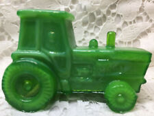Jadeite Green Milk glass John Deere Farm Tractor Ford New Holland jade opaque IH for sale  Wooster