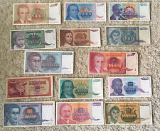 Lot yugoslavia banknotes. for sale  READING