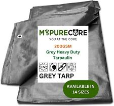 Tarpaulin waterproof grey for sale  Shipping to Ireland
