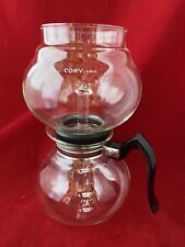 VINTAGE CORY DRU/DRL Glass Vacuum Coffee Maker Pot Brewer 4-8 Cup Glass Filter, used for sale  Reedsville