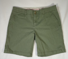 Usado, Pantalones cortos para mujer Canyon River Blues Bermuda talla 14 caqui algodón liso verde claro segunda mano  Embacar hacia Argentina