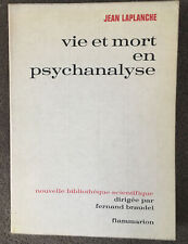 Vie mort psychanalyse d'occasion  Paris II
