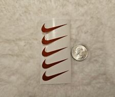 Cinco calcomanías de hierro con logotipo de Nike Swoosh de 1,5"" o 2,5"" / ENVÍO GRATUITO en EE. UU. HÁGALO USTED MISMO segunda mano  Embacar hacia Argentina