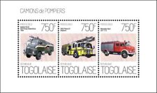 Togo - Motores de incêndio - 2013 Mercedes-Benz - Folha de 3 selos - 20H-668 comprar usado  Enviando para Brazil