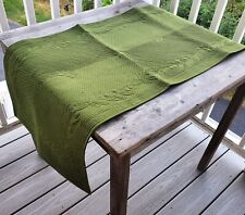 Excelente corredor/esteira de mesa de algodão acolchoado francês verde oliva provençal - Azeitonas, usado comprar usado  Enviando para Brazil