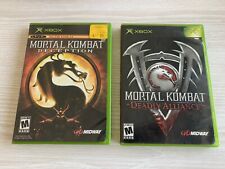 Used, Mortal Kombat Deadly Alliance Mortal Kombat Deception Xbox Game Lot Complete for sale  Shipping to South Africa