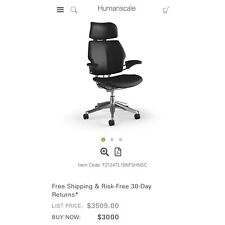 Humanscale freedom headrest for sale  Tallahassee