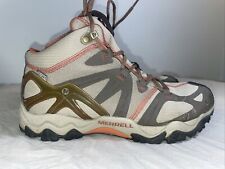 Merrell Brindle Hiking Boots Womens Size 8 Lace Up Comfort Outdoor Grip Tan for sale  Shipping to South Africa