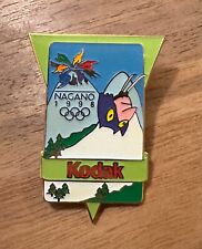 Pin olímpico de esquí estilo libre Kodak mascota Nagano 1998 segunda mano  Embacar hacia Argentina
