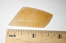 Used, 1.7" TUMBLED POLISHED NATURAL SATYALOKA YELLOW AZEZTULITE CRYSTAL STONE 11.2g *6 for sale  Shipping to South Africa
