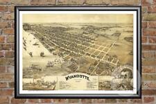 Old map wyandotte for sale  USA