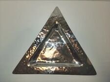 Silver glass triangle for sale  Saint Helens