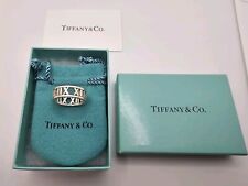 Auténtico anillo Atlas abierto de plata Tiffany & Co. talla 7,25, usado segunda mano  Embacar hacia Argentina