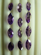Faceted amethyst marquise for sale  UK