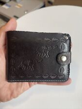 Vintage leather wallet for sale  READING