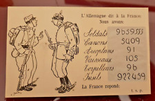 Cartolina propaganda francese usato  L Aquila