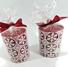 red snowflake candles for sale  Chesterton