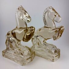 glass horse bookends for sale  Peculiar